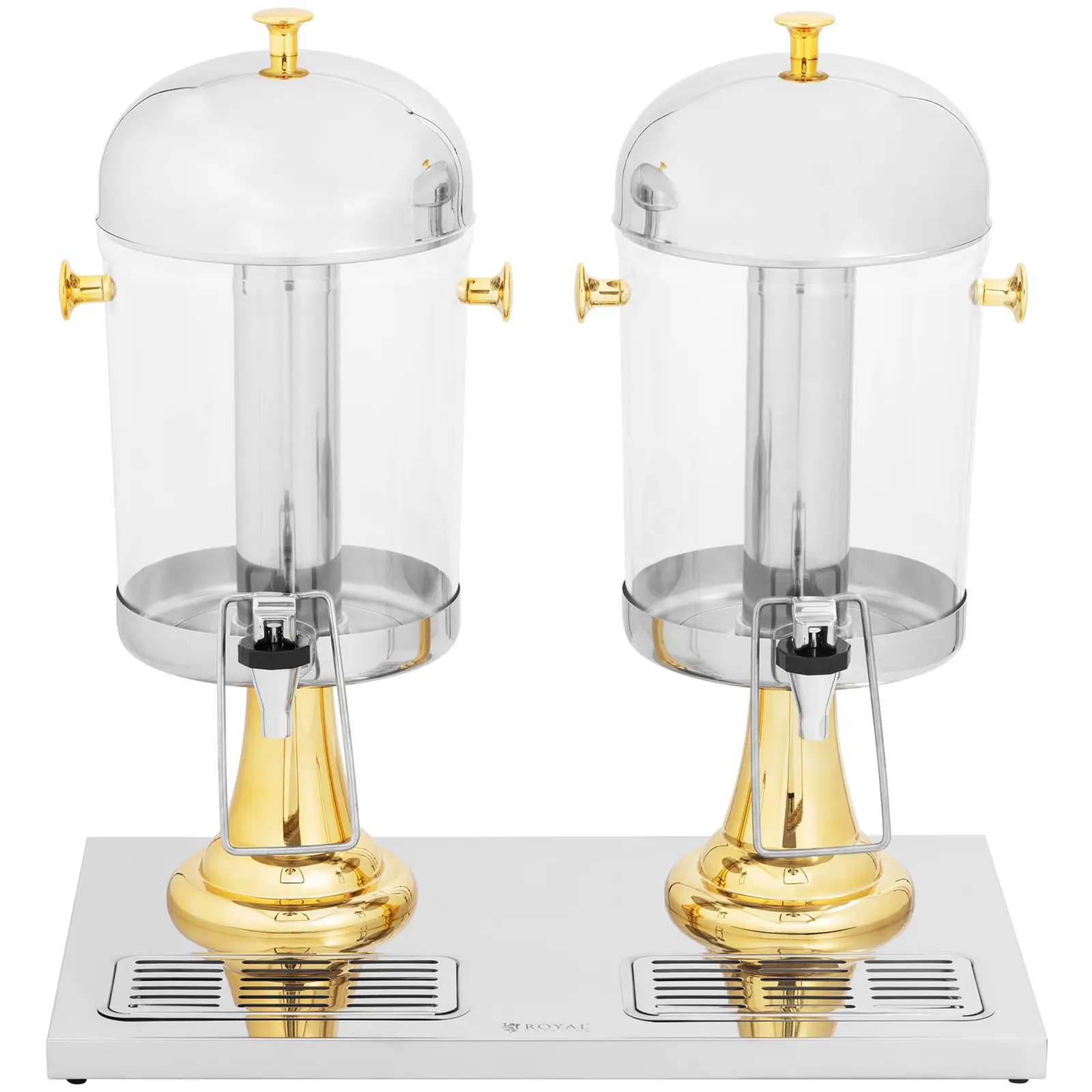 Fontaine à boisson - 2 x 8 l - Royal Catering - Avec dispositif de refroidissement (Hauteur max. verre(s) utilisé(s): 145 mm)