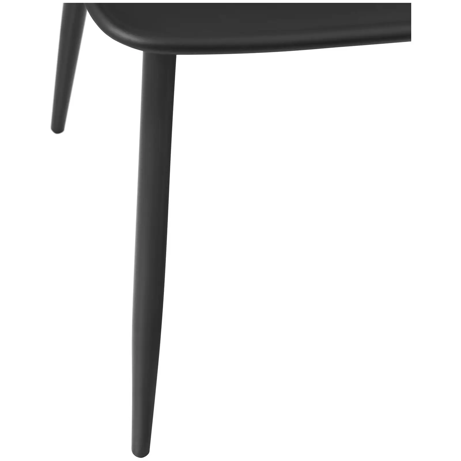 B-zboží Židle – sada 2 ks – Royal Catering – do 150 kg – opěradlo s diamantovým vzorem – loketní opěrka – černá barva (Šířka sedáku: 48 cm)