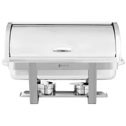 Chafing dish - GN 1/1 - Royal Catering - 8.5 L - 2 Brandstofcellen - smalle standaard