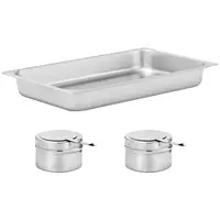 Chafing Dish - GN 1/1 - Royal Catering - 8,5 L - breiter Stand