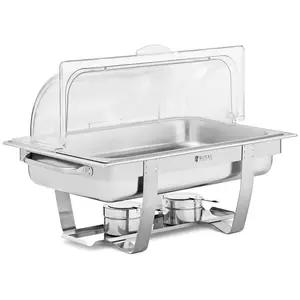 Chafing dish - GN 1/1 - Royal Catering - 8,5 L - Smalt stativ