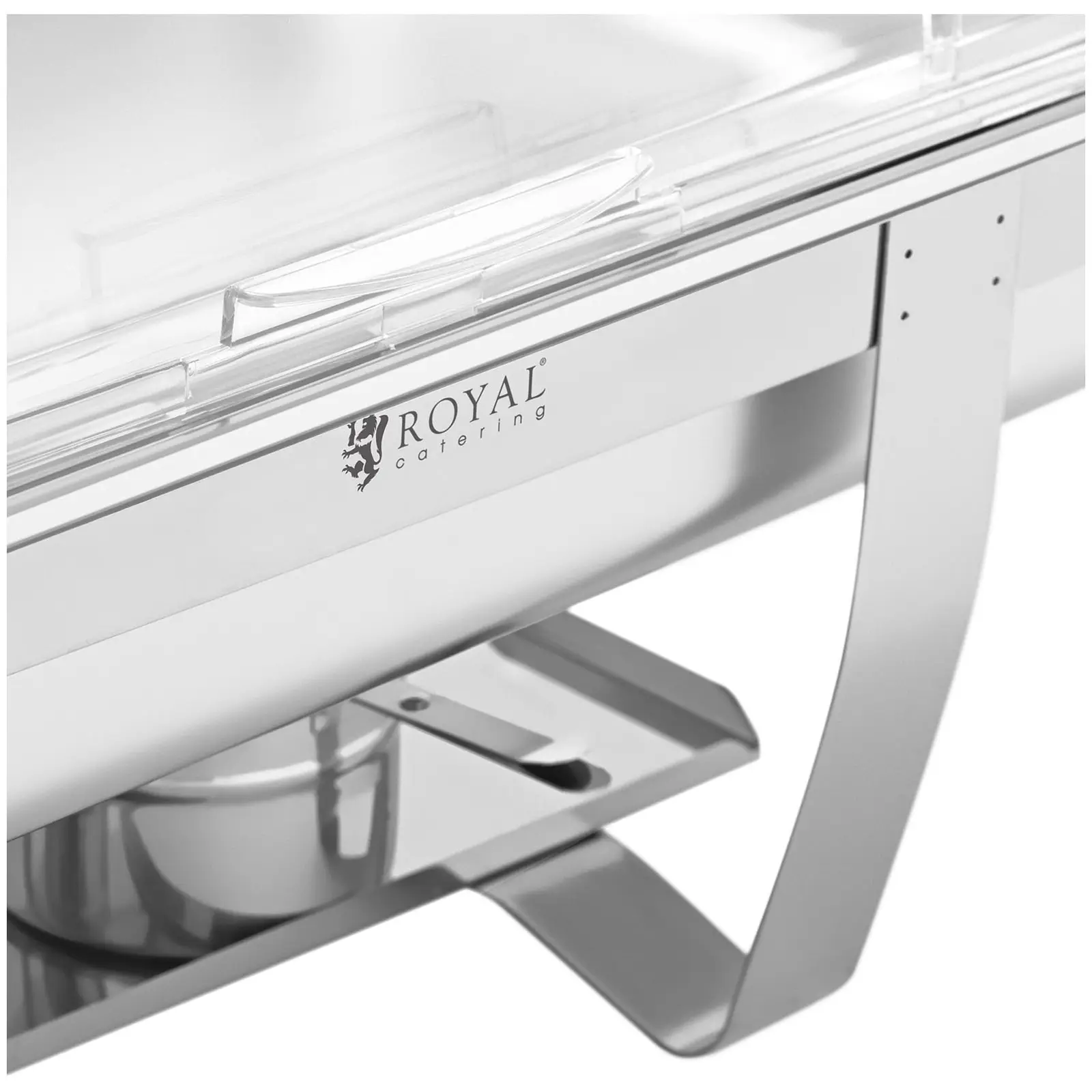Chafing dish - GN 1/1 - Royal Catering - 8,5 l - úzký stojan (Držáky paliva: Ano)