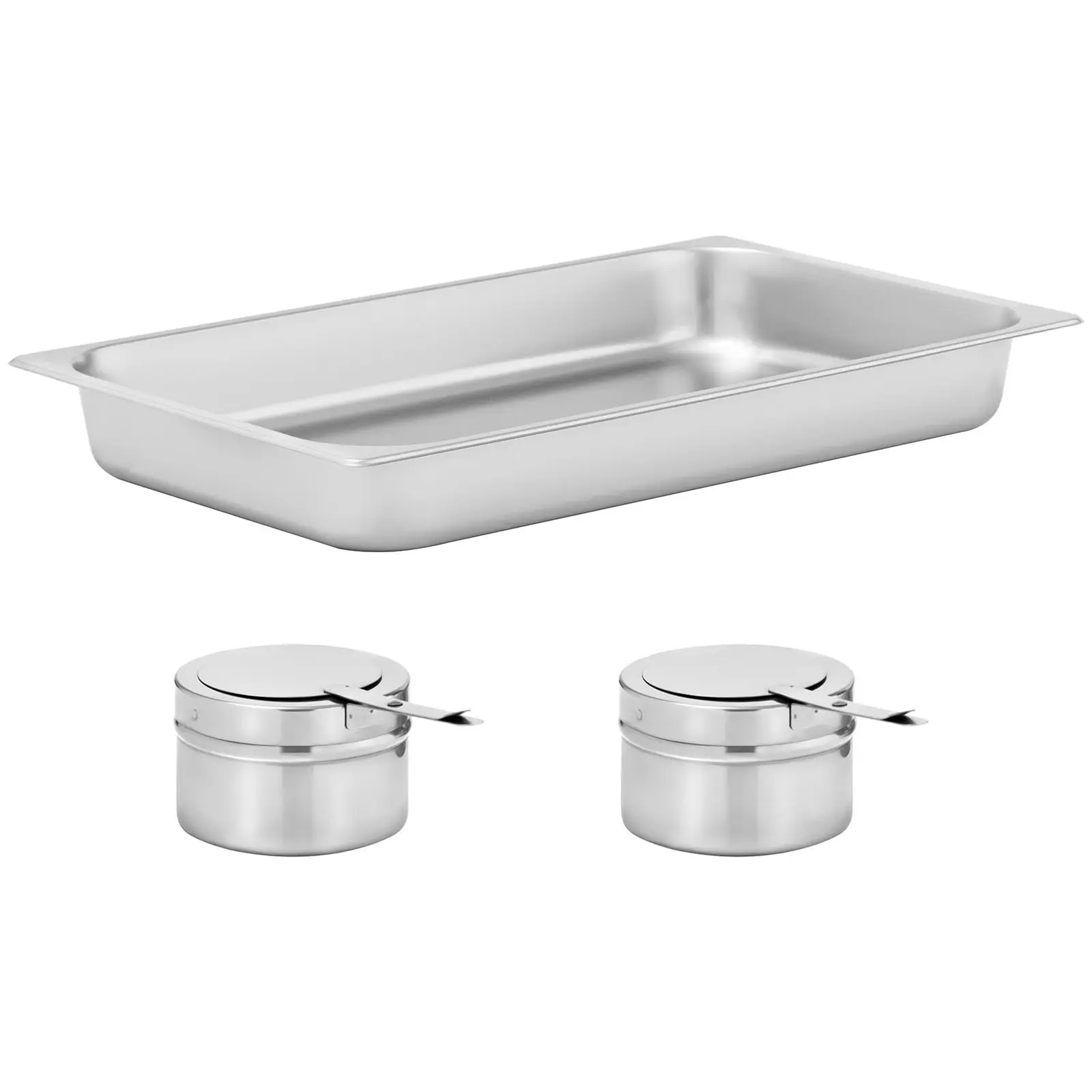 Chafing dish - GN 1/1 - Royal Catering - 8,5 l - úzký stojan (Zásobník na vodu: Ano)