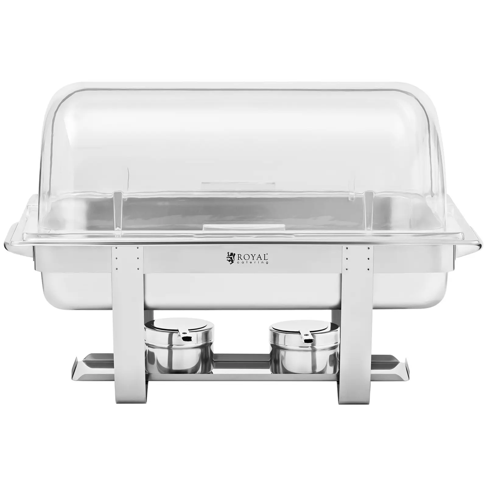 Chafing dish - GN 1/1 - Royal Catering - 8,5 l - úzký stojan (Úchyt, který se nezahřívá (Cool Touch): Ano)