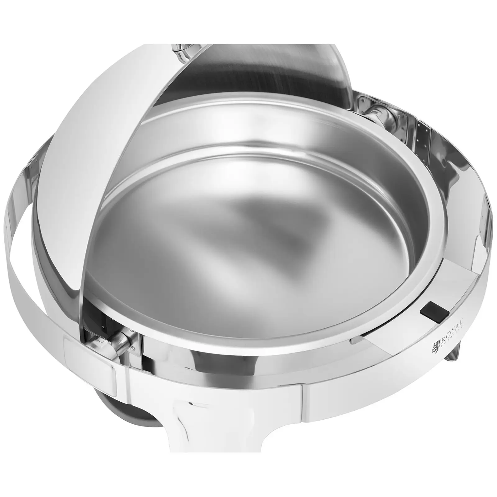 Chafing dish - kulatý - Royal Catering - 5,8 l (Držáky paliva: Ano)