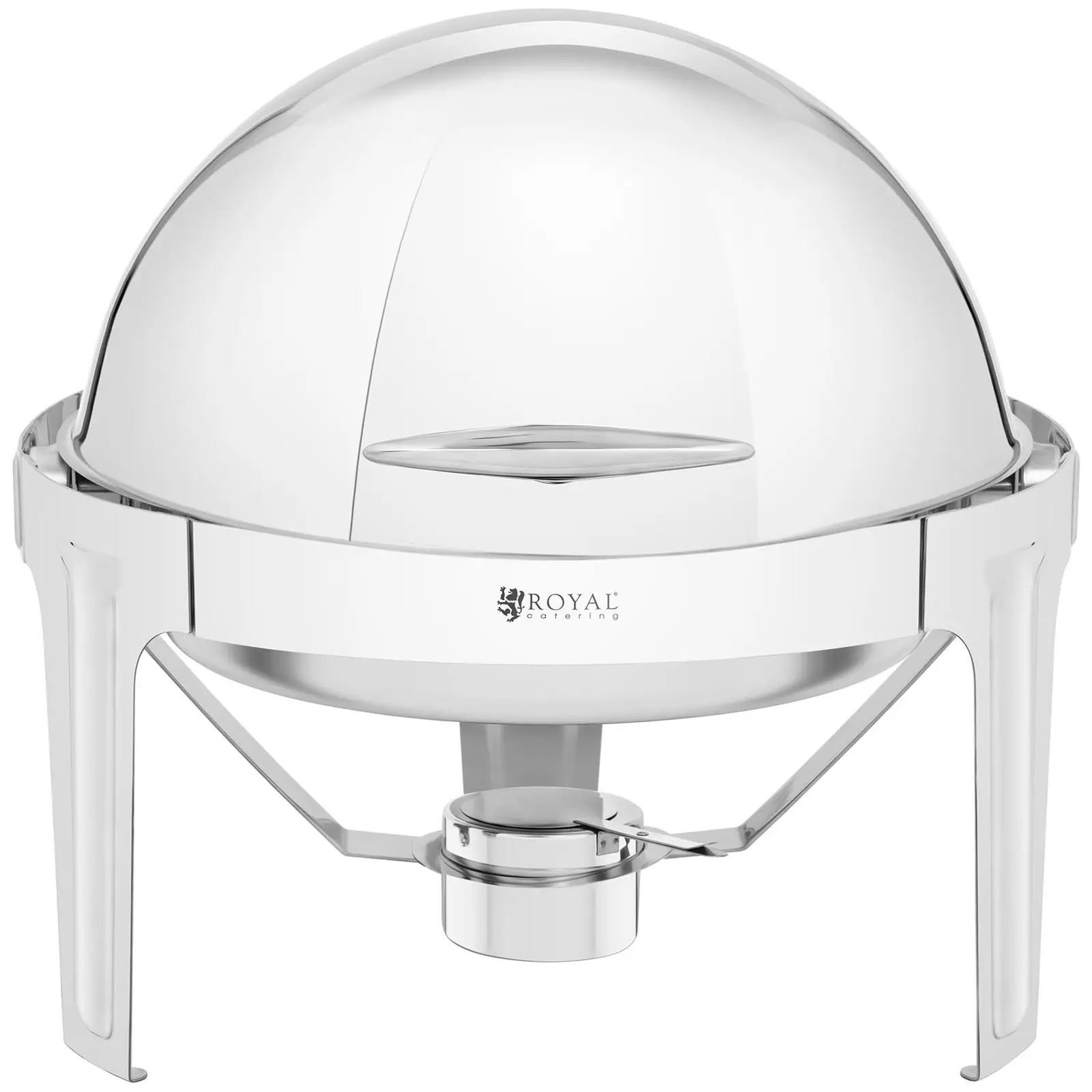 Chafing dish - kulatý - Royal Catering - 5,8 l (Zásobník na vodu: Ano)