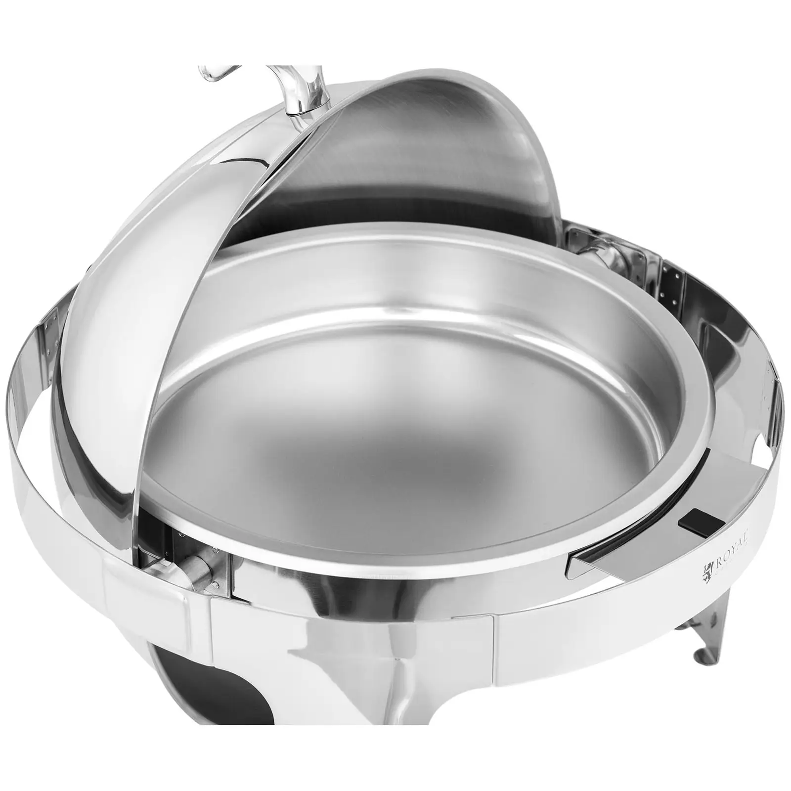 Chafing Dish - rund mit Sichtfenster - Royal Catering - 5,8 L