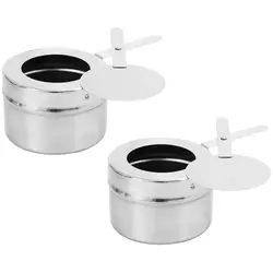 Chafing Dish - GN 1/1 - Royal Catering - 8,5 L - 2 contenedores de combustible - Rolltop