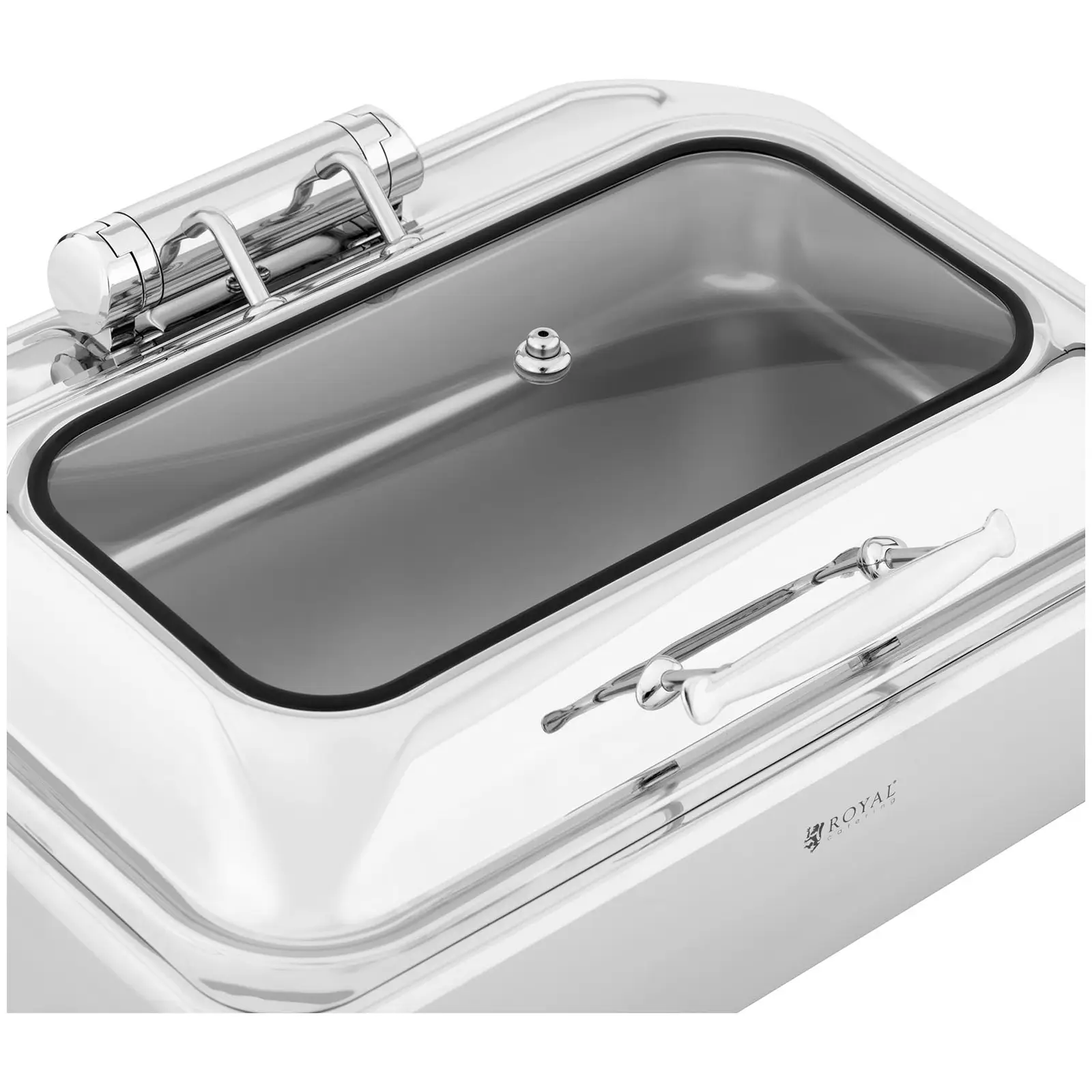 Chafing dish - GN 1/1 - Royal Catering - 8,5 l - okénko (Zásobník na vodu: Ano)