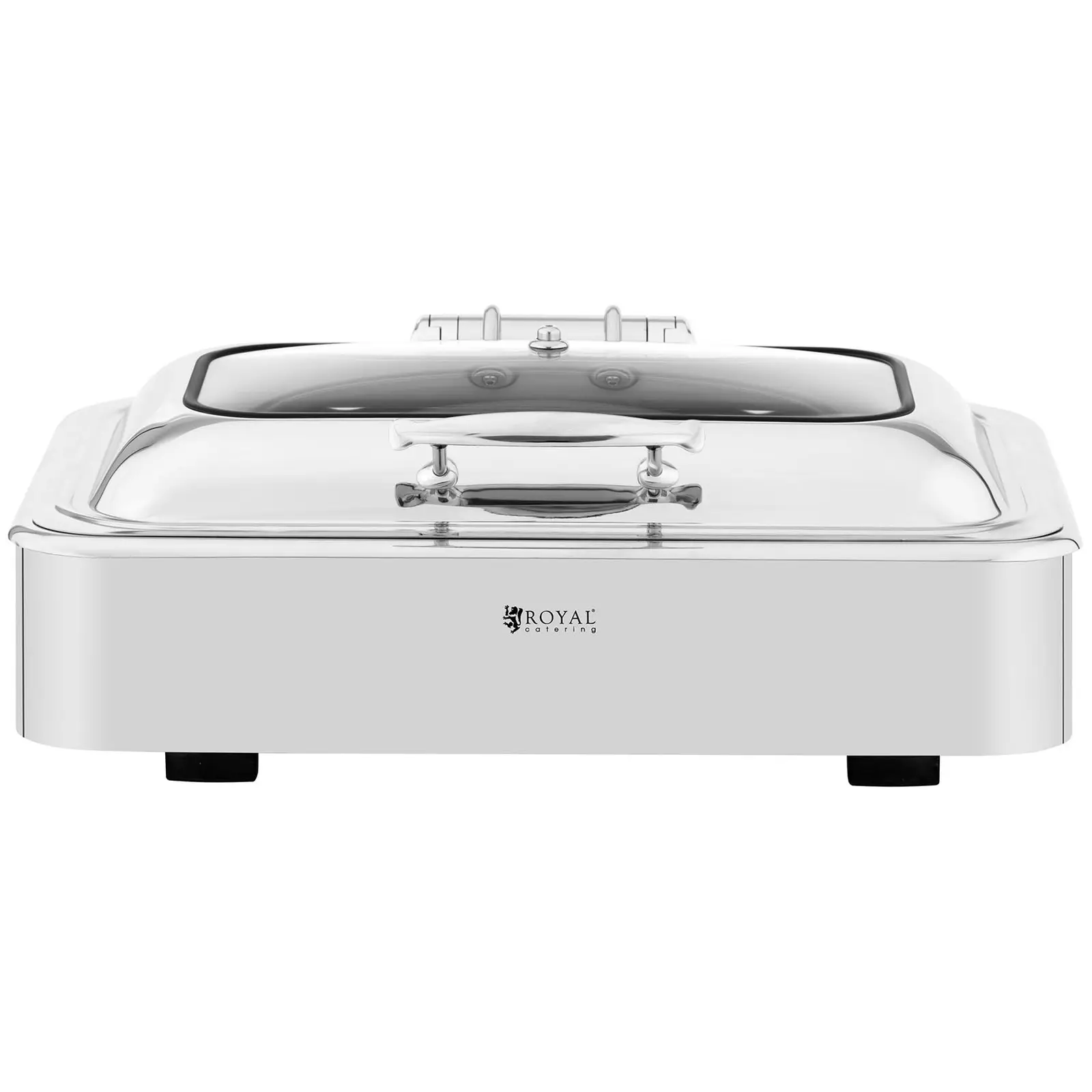 Chafing dish - GN 1/1 - Royal Catering - 8,5 l - okénko (Úchyt, který se nezahřívá (Cool Touch): Ano)