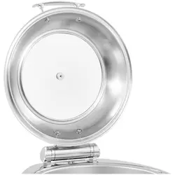 Chafing Dish - round with viewing window - Royal Catering - 5.5 L