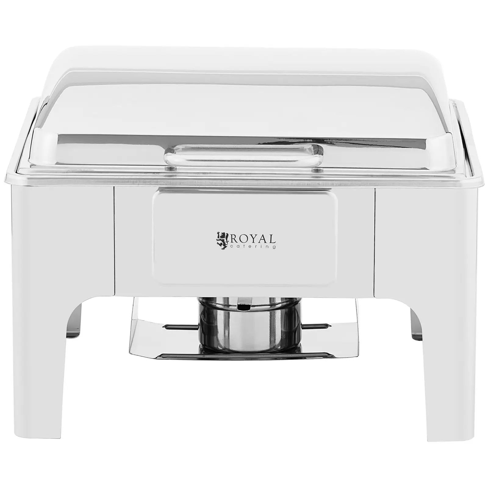 Chafing dish - GN 2/3 - Royal Catering - 5,3 l - 1 x palivový článek - polkulatý (Zásobník na vodu: Ano)