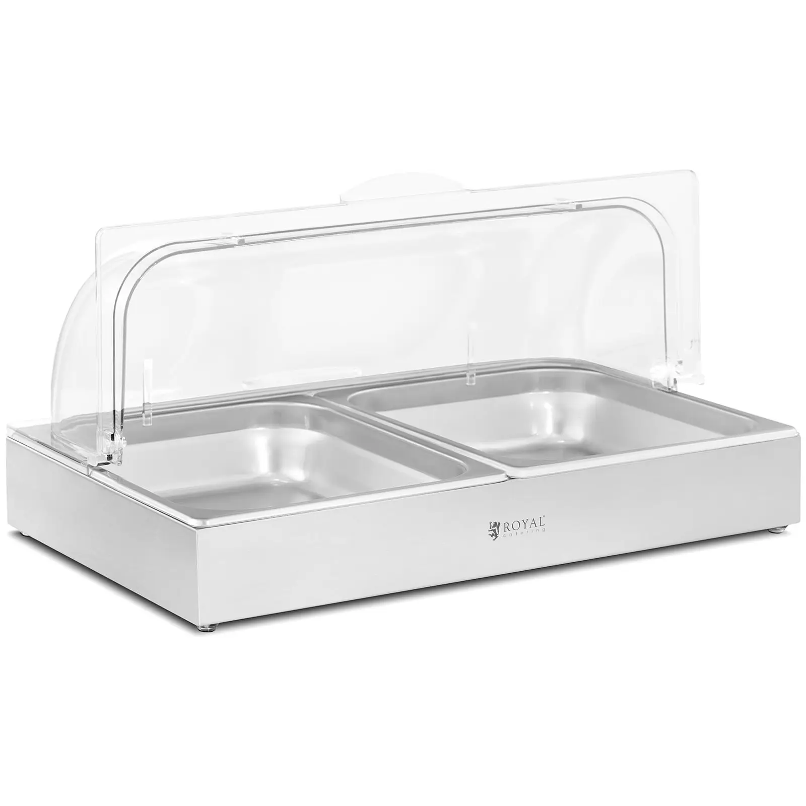Švediško stalo vitrina - 2 x 4 l - „Royal Catering“ - 535 x 335 x 250 mm - Produkto vaizdas