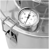 Destillationsapparat - rustfrit stål og kobber - 20 l - termometer - Royal Catering