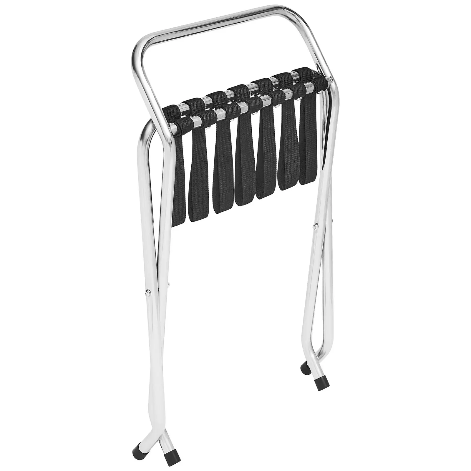 Stojan na zavazadla - skládací - Royal Catering - do 105 kg - s ochranou na zeď (Materiál: Ušlechtilá ocel)