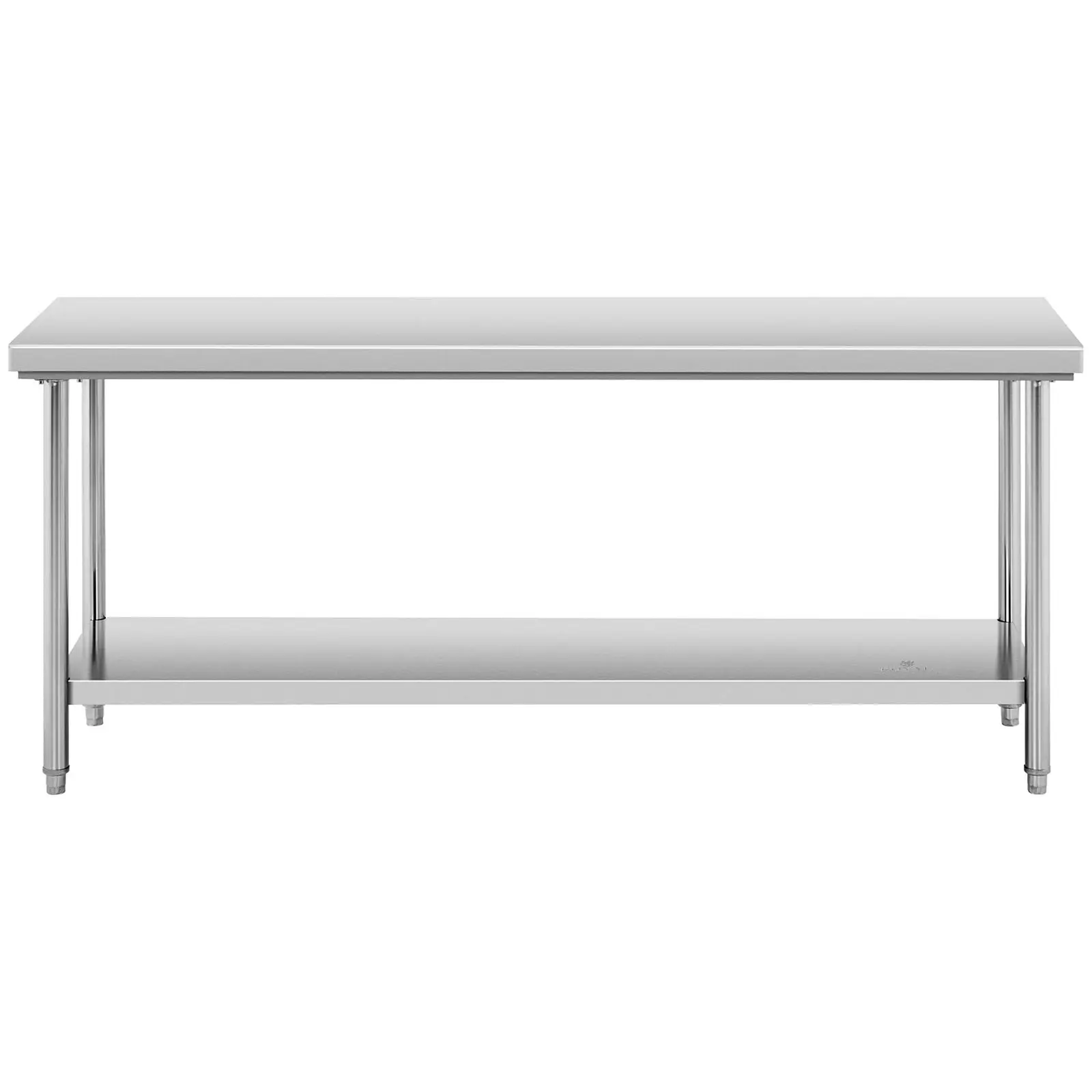 Edelstahltisch - 200 x 60 cm - 195 kg Tragkraft - Royal Catering