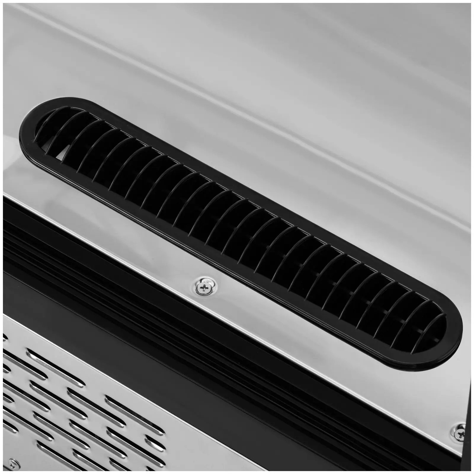 Kühlvitrine - 160 L - Royal Catering - 3 Ebenen - Edelstahl - 3