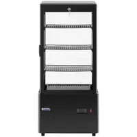 Refrigerated Display Case - 78 L - Royal Catering - 3 levels - black - locking