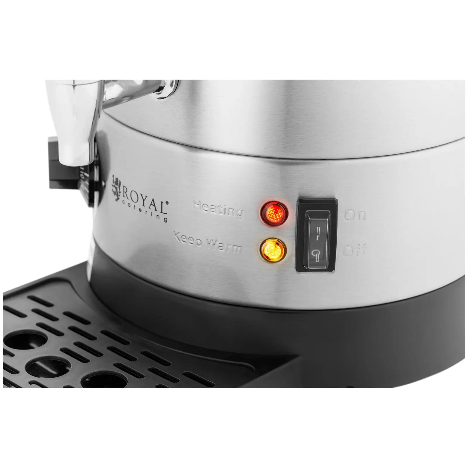 Chaleira para água quente - 6.1 l - 1500 W - escorredor - prata