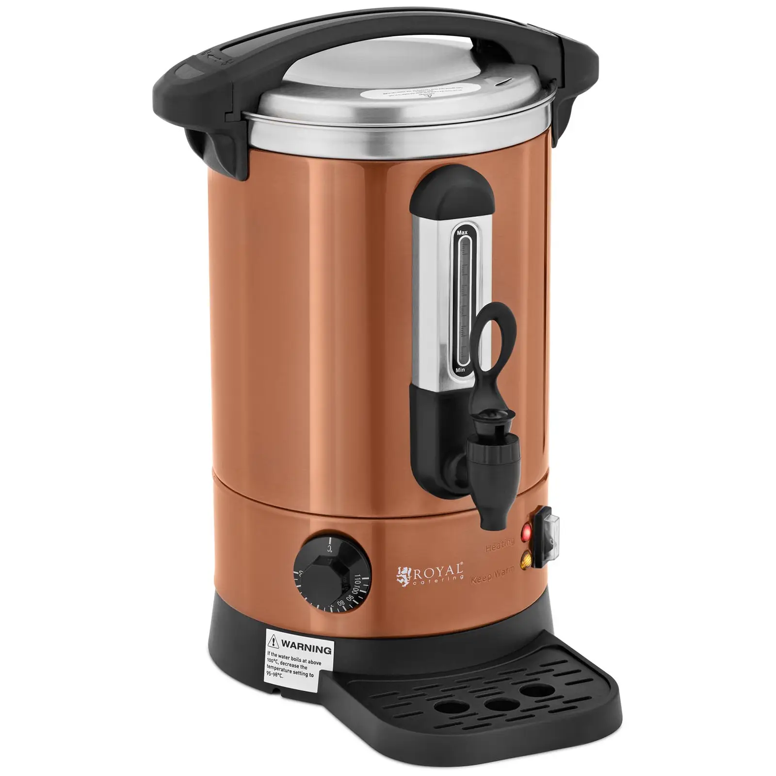 Distributeur d'eau chaude - 6.1 l - 1500 W - Orange