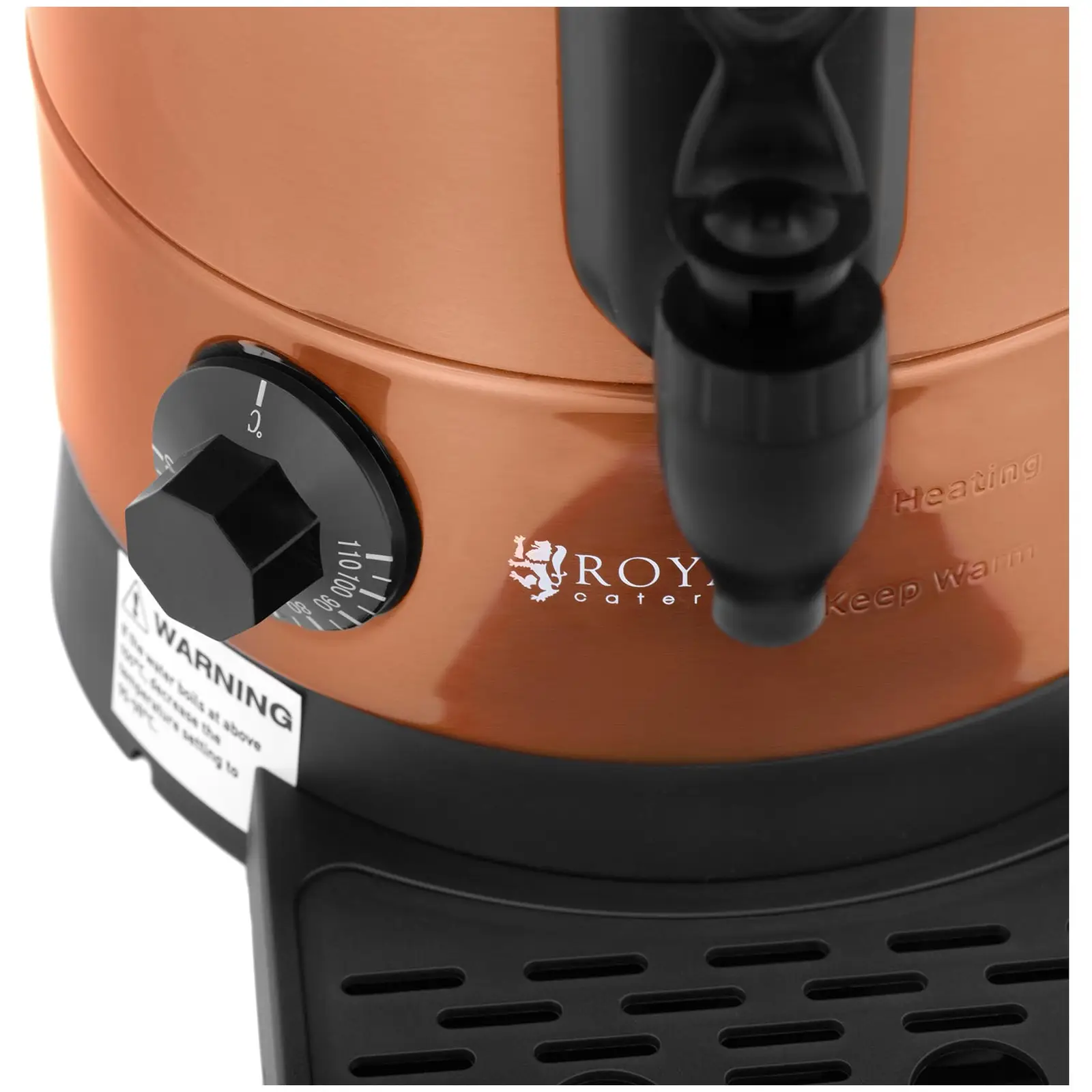 Varný termos - 6,1  l - 1 500 W - oranžový (Ovládání teploty: Ano)
