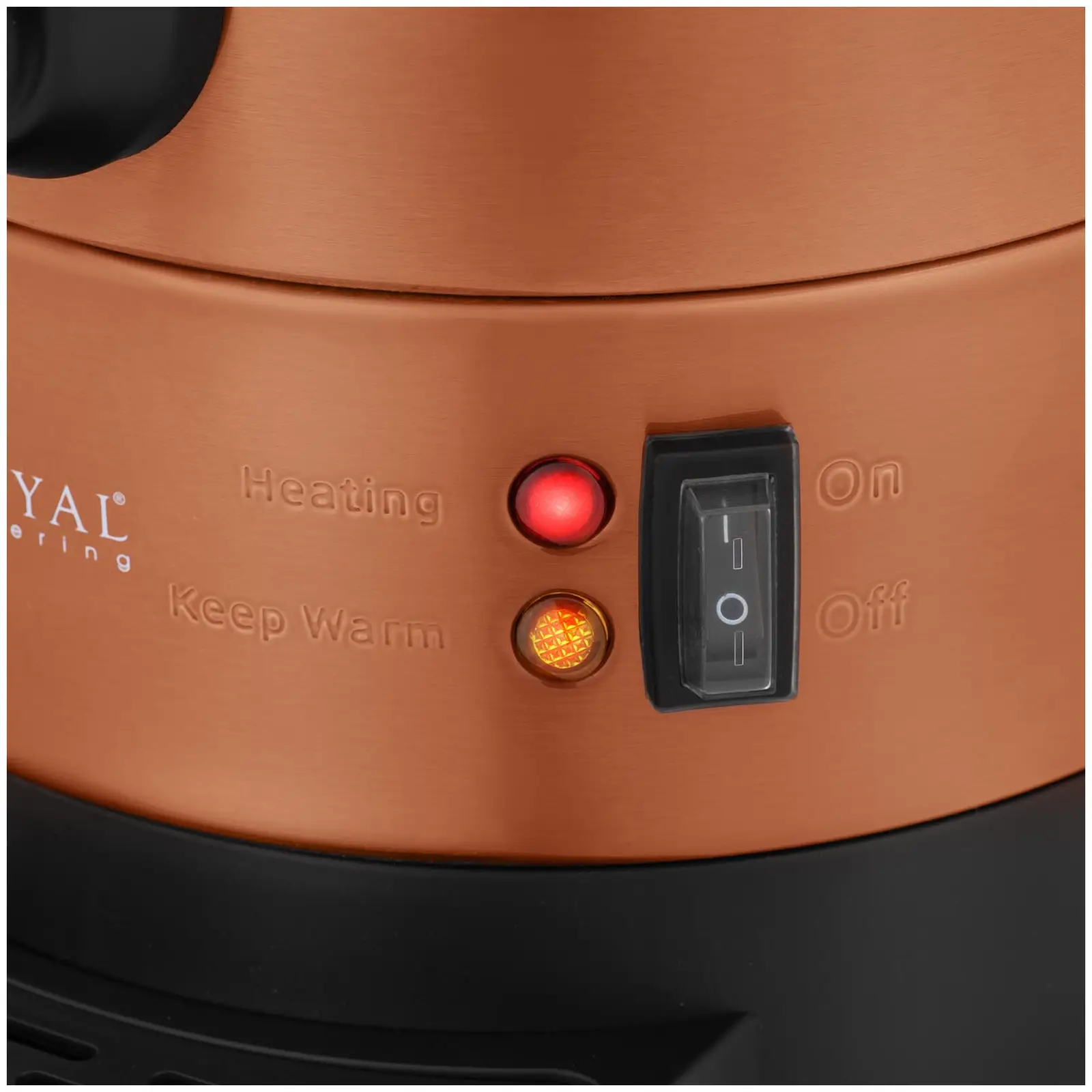 Chaleira para água quente - 6.1 l - 1500 W - escorredor - laranja