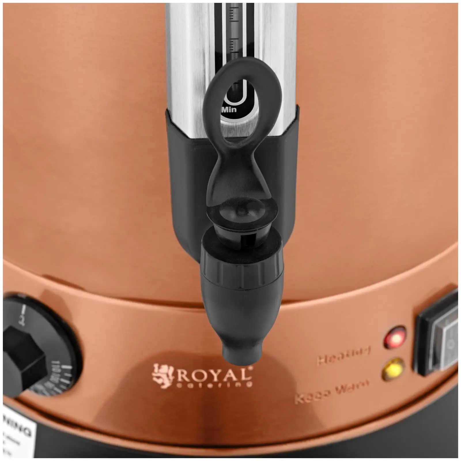 Chaleira para água quente - 13.5 l - 2500 W - escorredor - laranja