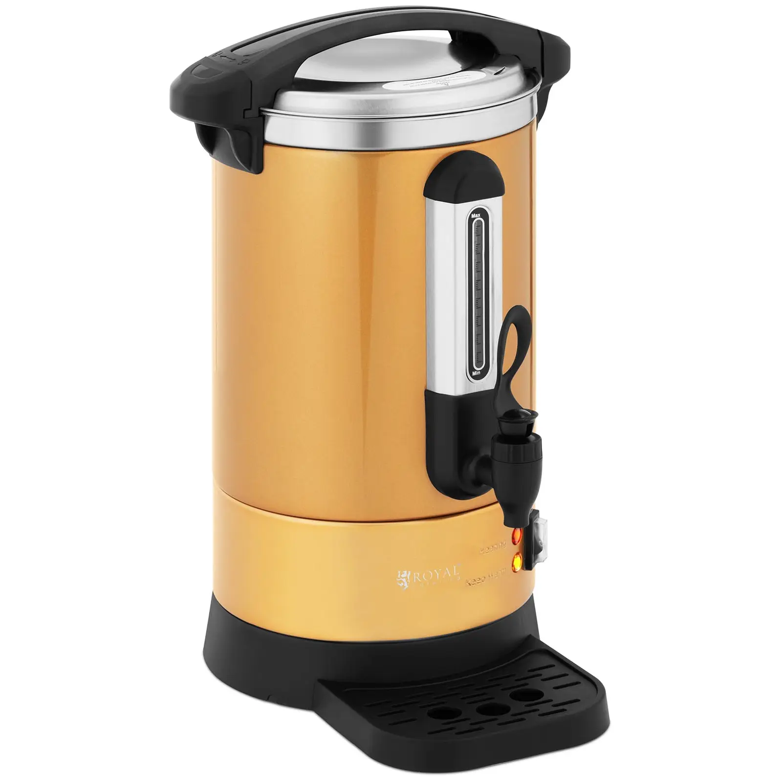 Macchina del caffè professionale - 6 L - Color oro - Royal Catering