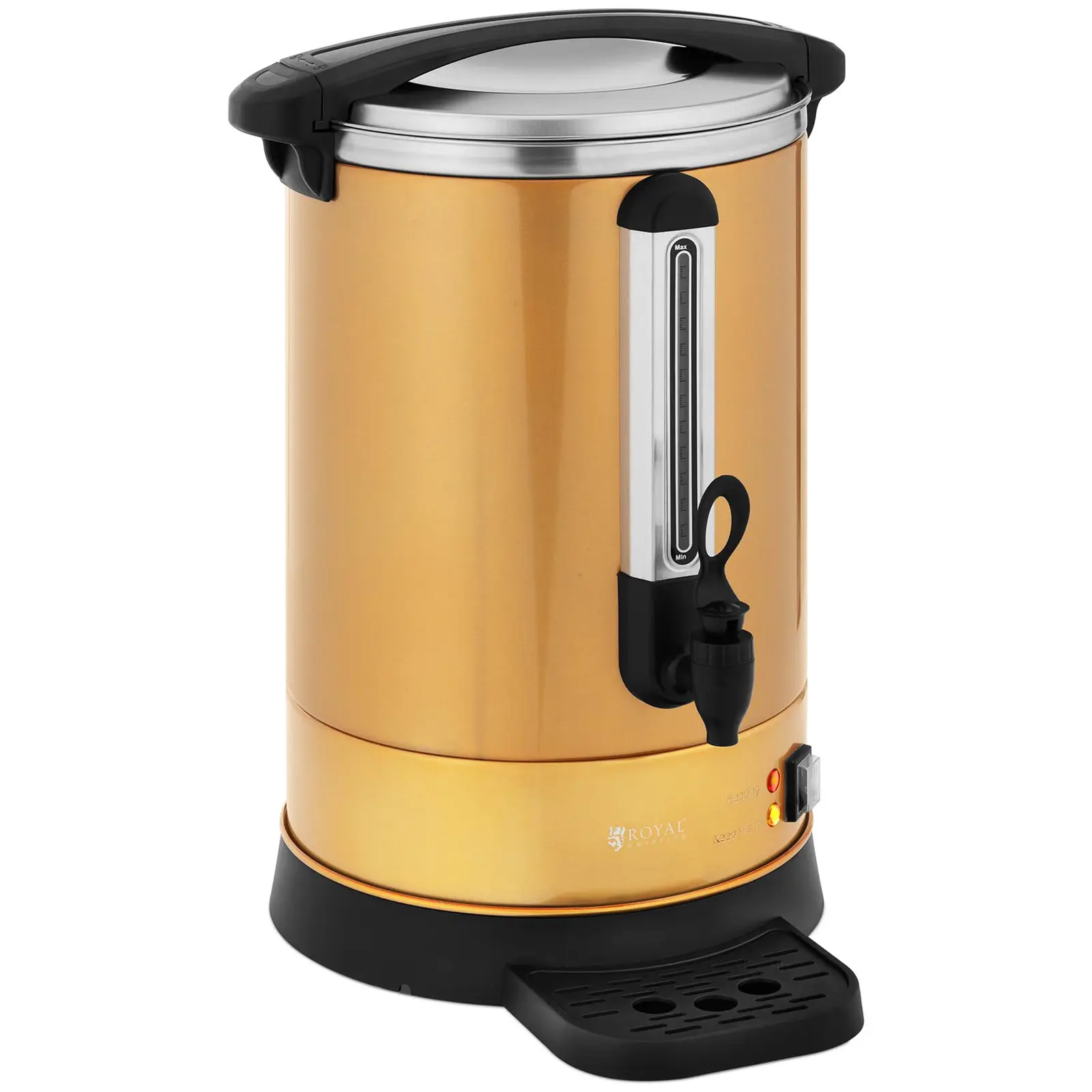 Macchina del caffè professionale - 14 L - Color oro - Royal Catering