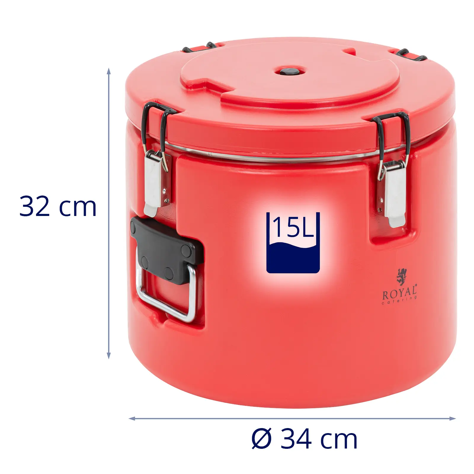 Termonádoba - 15 l - Royal Catering (Tloušťka izolace stěny [mm]: 10 - 28)