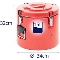 Conteneur isotherme - 15 l - Royal Catering