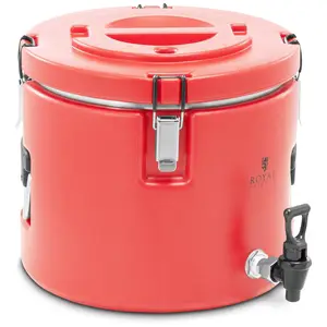 Thermische container - 15 L - aftapkraan - Royal Catering