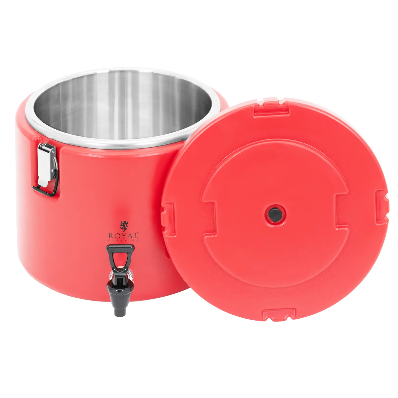 Termonádoba - 15 l - výpustný kohout - Royal Catering (Rozměry [mm]: Ø 335 x 300)