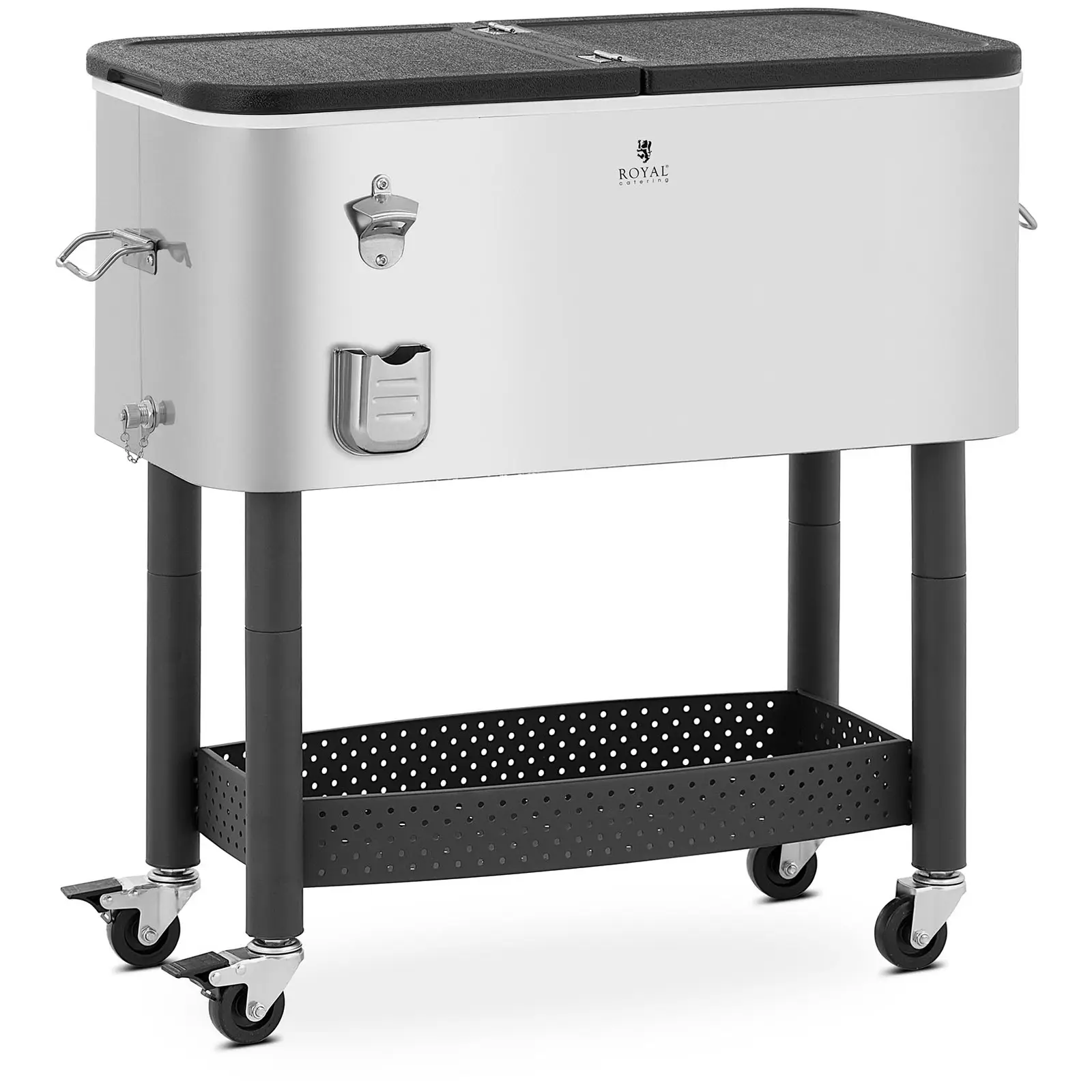 Factory second Cool box with chassis - 61 L - Royal Catering