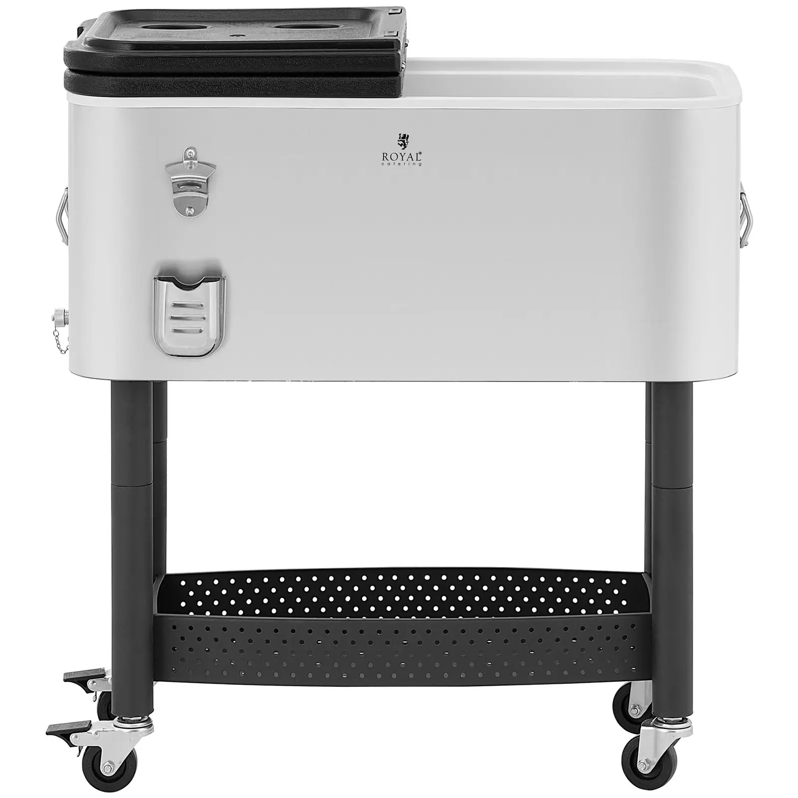 Glacière à roulettes - 61 l - Royal Catering  (Dimensions internes [cm]: 73.5 x 33.5 x 26.5)