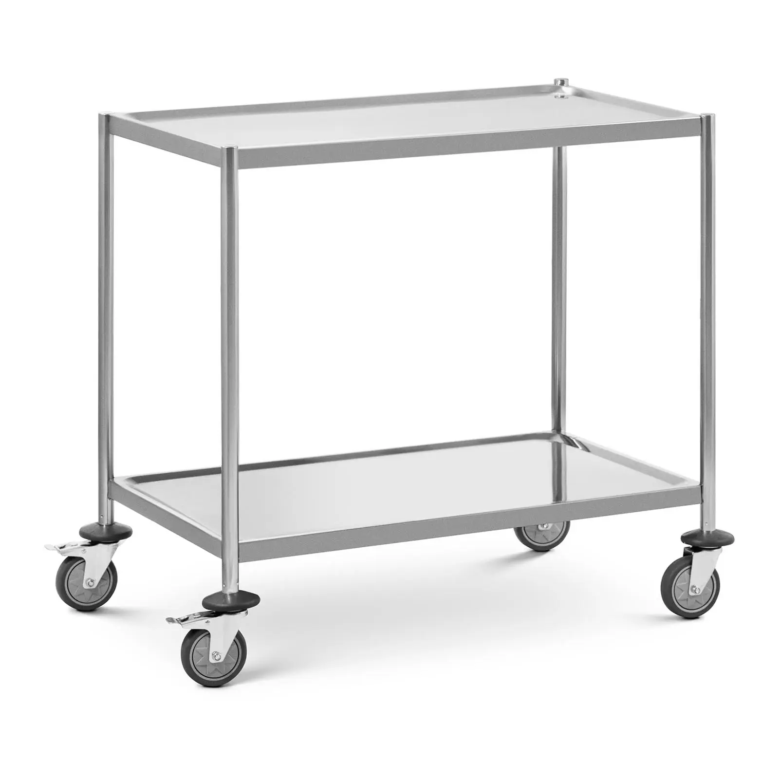 Carrello di servizio - 2 ripiani - fino a 40 kg - ripiano di 82 x 50 cm - Royal Catering