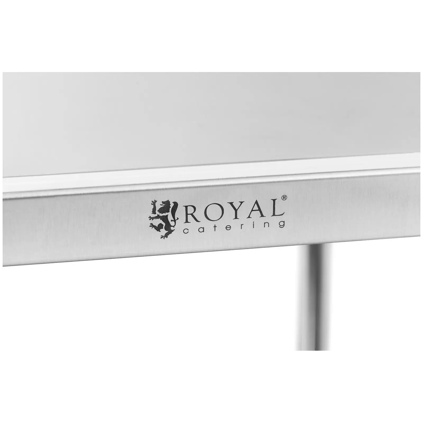 Tarjoiluvaunu - 2 hyllyä - jopa 40 kg - tasot: 82 x 50 cm - Royal Catering (Jarrujen lukumäärä: 2)