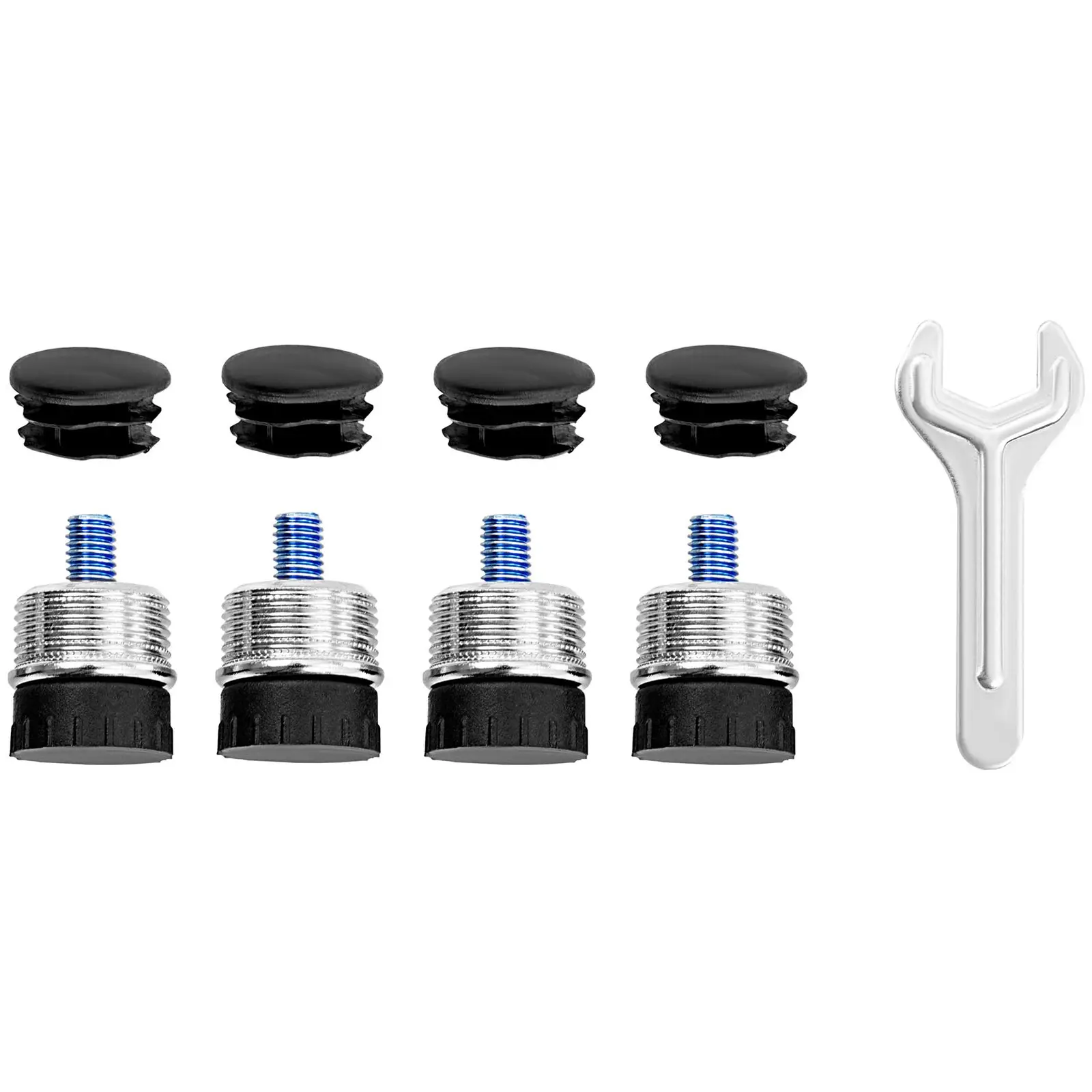 Étagère métallique - 120 x 45 x 190 - 90 kg - 4 roulettes - Royal Catering (Nombre d'inserts: 6 Pc)