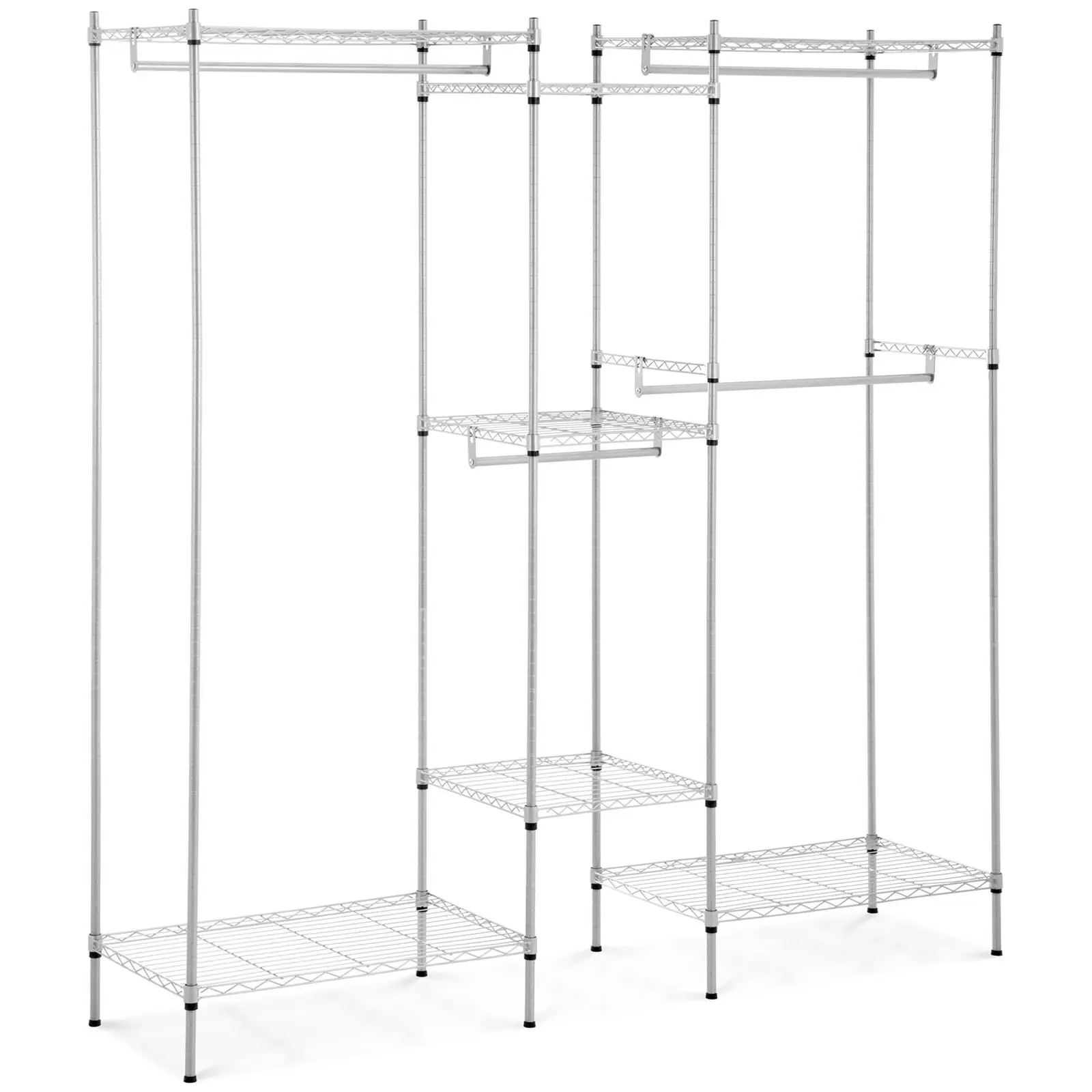 Estante metálica com cabides - 189 x 45 x 196 cm - 210 kg - Royal Catering