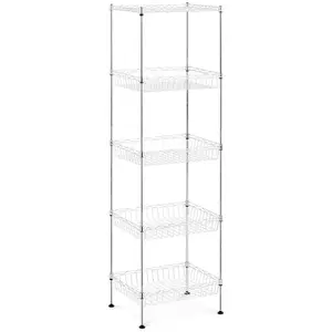 Scaffale metallico - 45 x 34 x 151 cm - 100 kg - Royal Catering