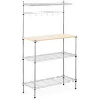 Scaffale metallico - 89,5 x 34,5 x 149,5 cm - 121 kg - Royal Catering