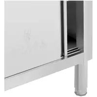 Stainless steel work cabinet - 120 x 50 cm - 330 kg capacity - Royal Catering
