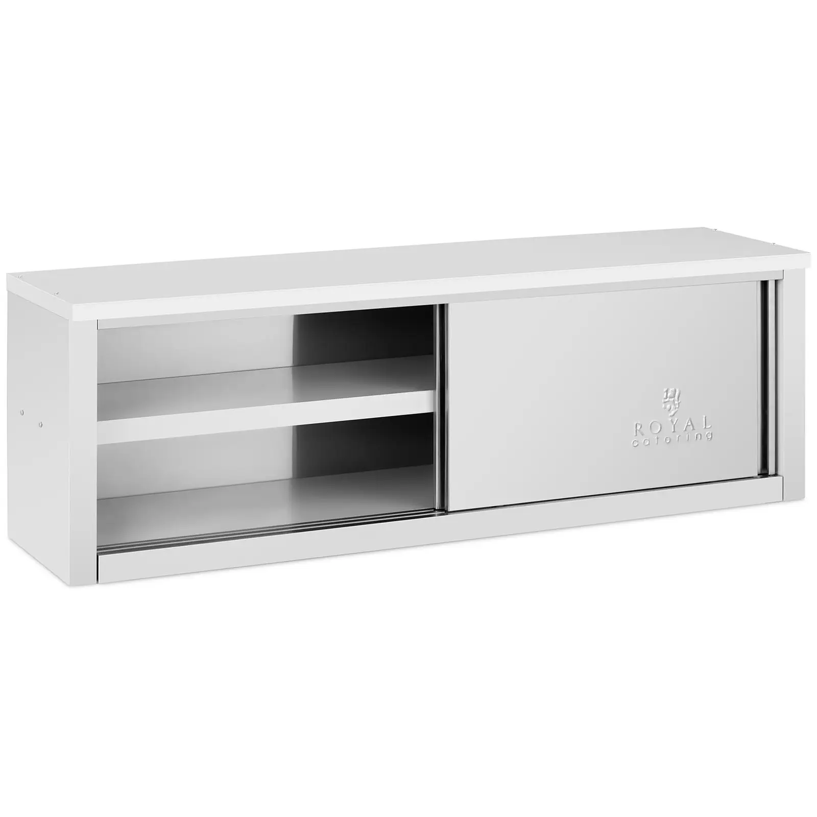 Armoire murale en inox - 1 500 x 400 x 500 mm - Capacité de 75 kg par compartiment - Royal Catering