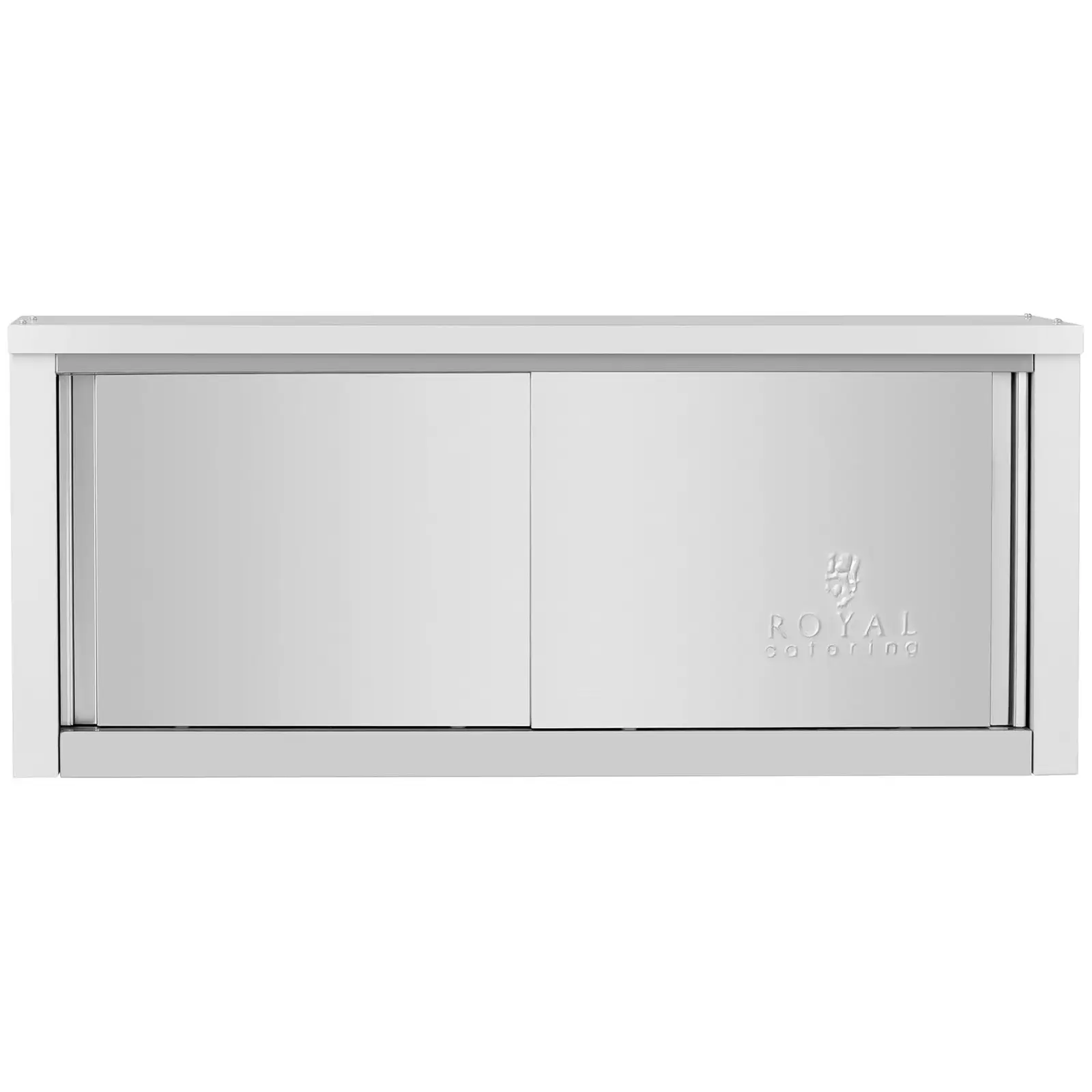 Armoire murale en inox - 1 200 x 400 x 500 mm - Capacité de 75 kg par compartiment - Royal Catering