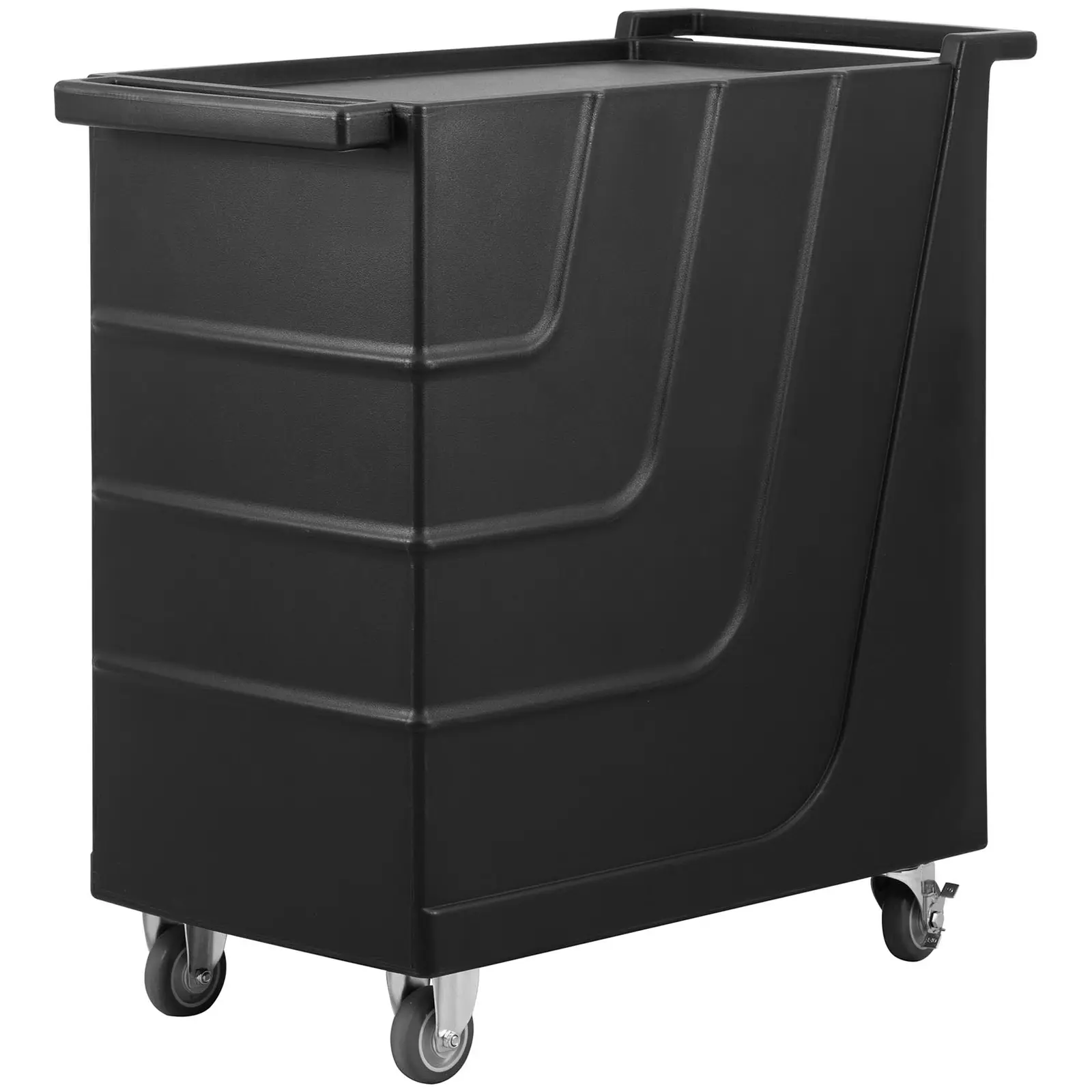 Serving trolley with roller doors - up to 120 kg - 4 wheels with 2 brakes - Royal Catering