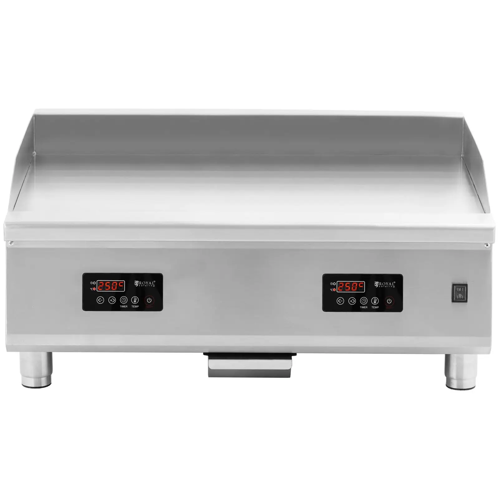 Dobbel induksjonsgrill - 910 x 520 mm - glatt - 2 x 6000 W - Royal Catering 