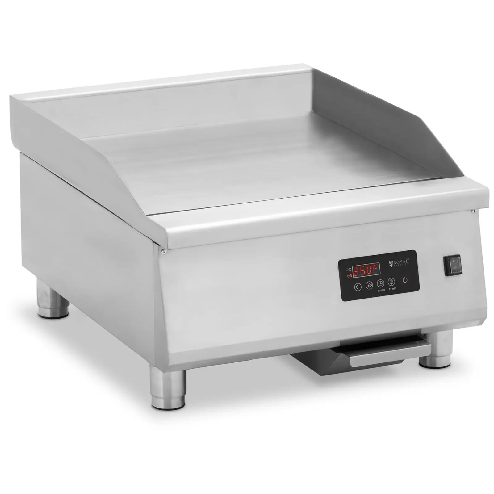 Induction Grill - 600 x 520 mm - smooth - 6000 W - Royal Catering