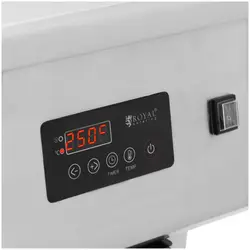 Inductiegrill - 600 x 520 mm - glad - 6000 W - Royal Catering