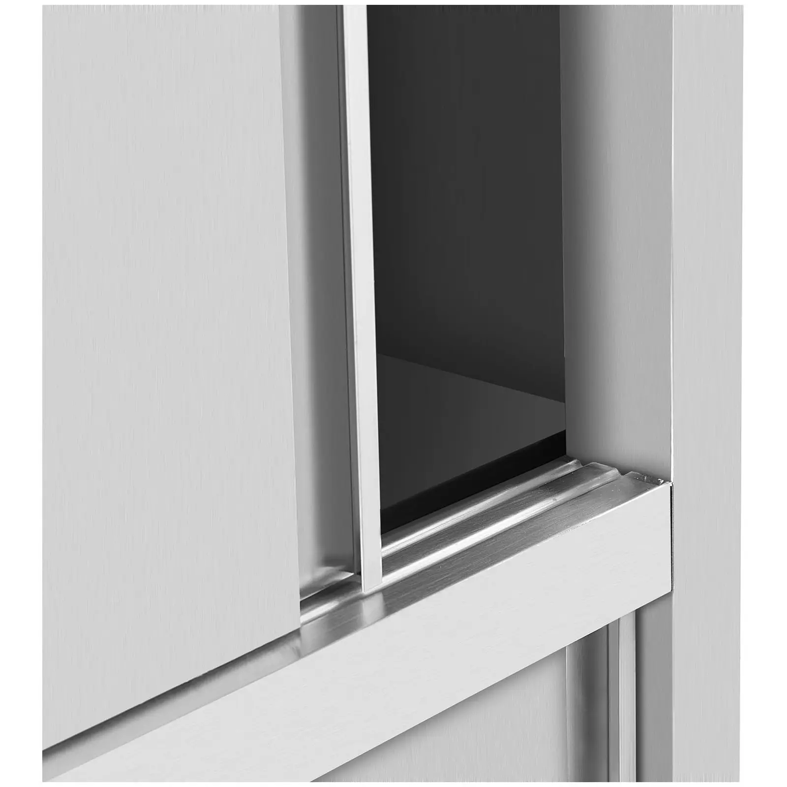 Kuchyňská skříň z ušlechtilé oceli – 800 x 500 x 1 800 mm – Royal Catering (Materiál: Ušlechtilá ocel)