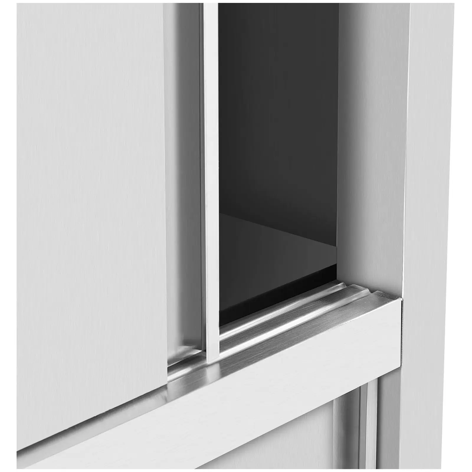 Kuchyňská skříň z ušlechtilé oceli – 1 200 x 500 x 1 800 mm – Royal Catering (Materiál: Ušlechtilá ocel)